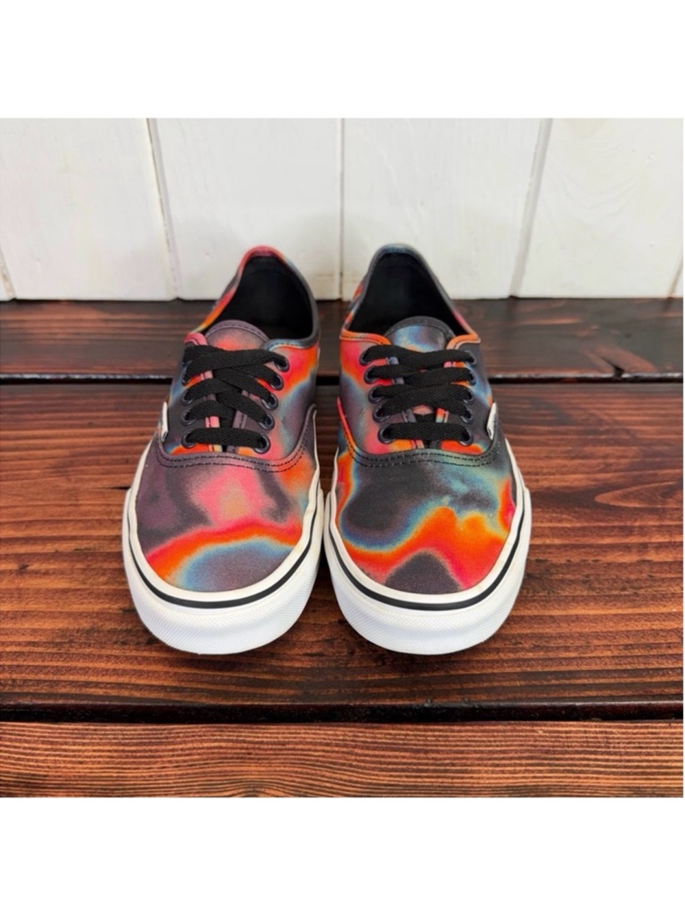 Vans Authentic Dark Aura Multi True White Sneakers Women’s 8 / Men’s